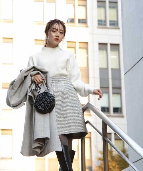 PROPORTION BODY DRESSING(プロポーションボディドレッシング)の「Winter Tweed 台形ミニスカート / 1211220514(スカート・レディース・ブルー/ベージュ系その他・SMALL/X-SMALL/MEDIUM)」の19枚目の写真