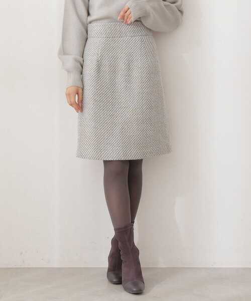 PROPORTION BODY DRESSING(プロポーションボディドレッシング)の「Winter Tweed 台形ミニスカート / 1211220514(スカート・レディース・ブルー/ベージュ系その他・SMALL/X-SMALL/MEDIUM)」の22枚目の写真