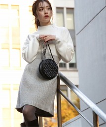 PROPORTION BODY DRESSING | Ｗｉｎｔｅｒ　Ｔｗｅｅｄ　台形ミニスカート / 1211220514(スカート)