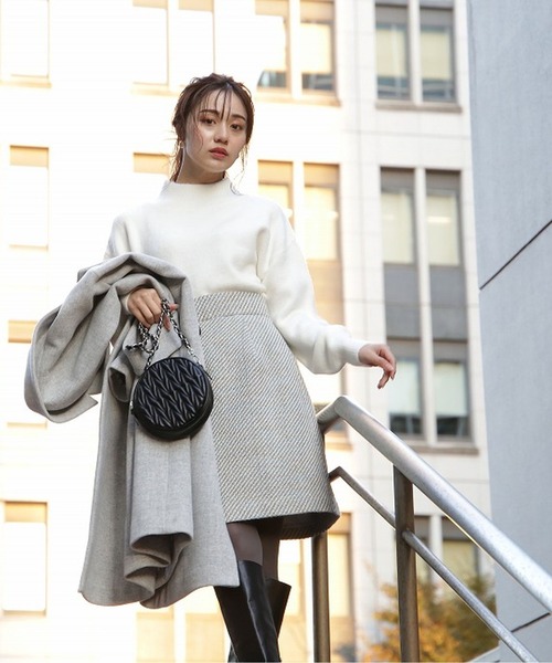 PROPORTION BODY DRESSING(プロポーションボディドレッシング)の「Winter Tweed 台形ミニスカート / 1211220514(スカート・レディース・ブルー/ベージュ系その他・SMALL/X-SMALL/MEDIUM)」の11枚目の写真