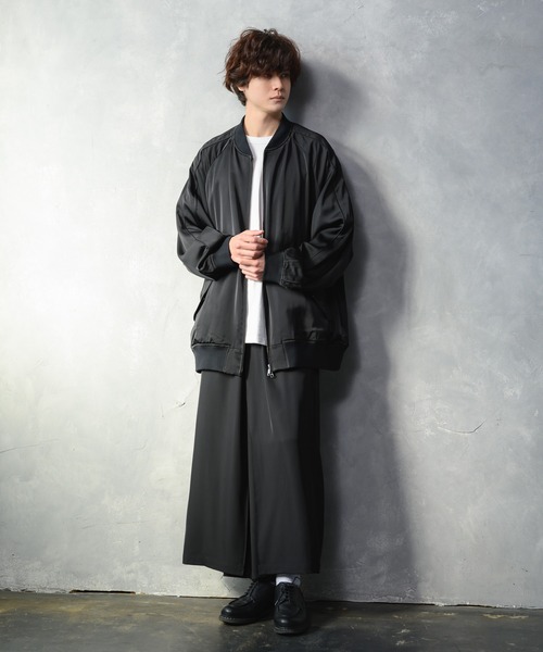 KUUUPY（クーピー）の「Jacquard MA-1 Blouson - ジャカードMA-1ブルゾン（MA-1・メンズ・ブラック・SMALL/MEDIUM/LARGE）」の19枚目の写真