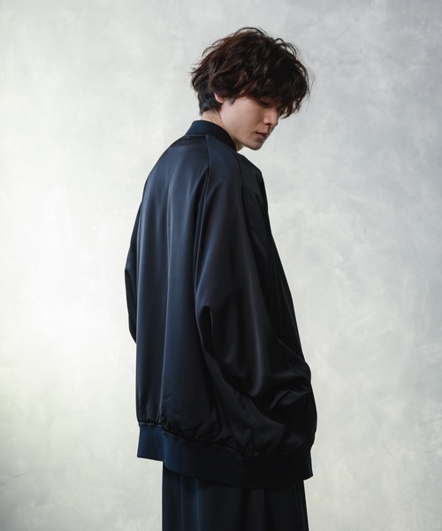 KUUUPY（クーピー）の「Jacquard MA-1 Blouson - ジャカードMA-1ブルゾン（MA-1・メンズ・ブラック・SMALL/MEDIUM/LARGE）」の10枚目の写真