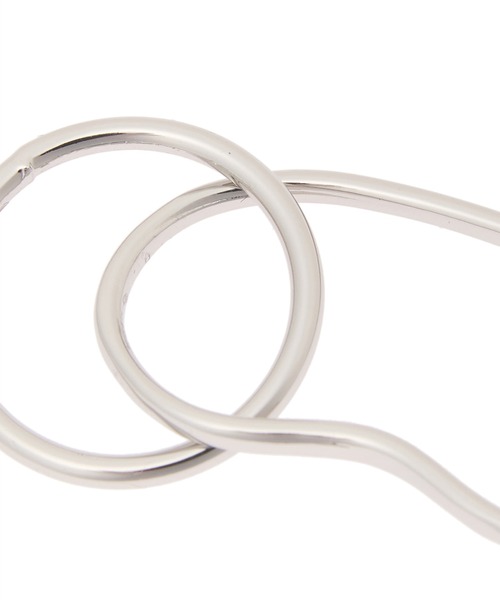 Edit Sheen(エディットシーン)の「ニュアンスレイヤードダブルフィンガーリング(リング・レディース・シルバー/ゴールド・FREE)」の5枚目の写真