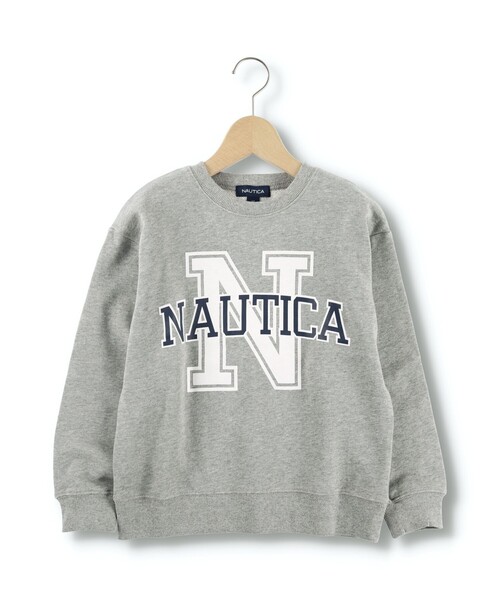 NAUTICA（ノーティカ）の「【NAUTICA/ノーティカ】Nカレッジロゴトレーナー（スウェット・キッズ・アイボリー/杢グレー/ダークグリーン/ブルーグレー/カラフル・130/140/150/120）」の20枚目の写真