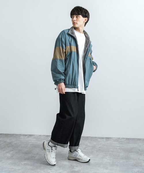 WILDERNESS EXPERIENCE（ウィルダネスエクスペリエンス）の「WILDERNESS EXPERIENCE ウィルダネスエクスペリエンス マルチウェイリバーシブルボアフリースブルゾン（ブルゾン・メンズ・カーキ/ベージュ/ブルー・M/L）」の5枚目の写真