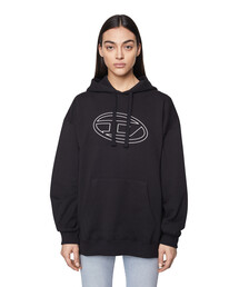 DIESEL | ユニセックス スウェット パーカー トップス リラックスフィット ロゴ(パーカー)