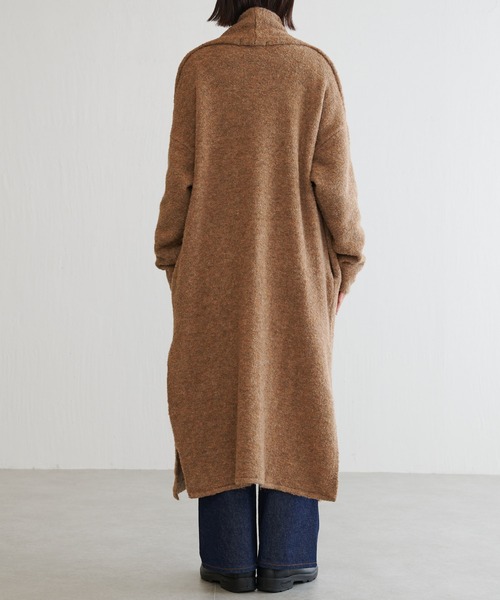 BONbazaar（ボンバザール）の「ツィードブークレーガウン（カーディガン/ボレロ・レディース・ベージュ/ダークブラウン・FREE）」の17枚目の写真