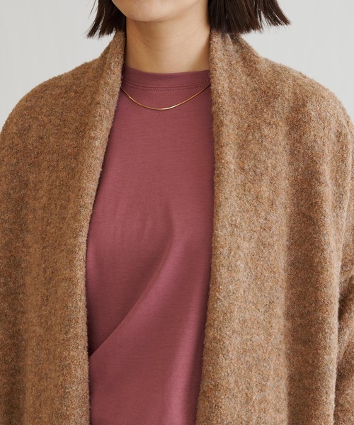 BONbazaar（ボンバザール）の「ツィードブークレーガウン（カーディガン/ボレロ・レディース・ベージュ/ダークブラウン・FREE）」の18枚目の写真