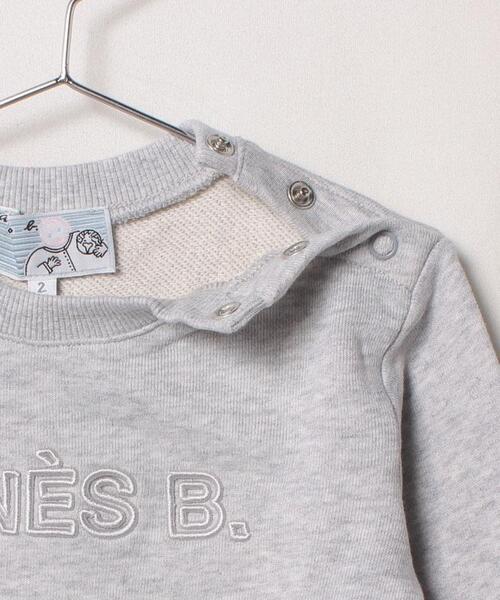 agnes b.(アニエスベー)の「K319 SWEAT ベビー ロゴスウェット(スウェット・キッズ・グレー系その他・1YEAR/2YEAR/18M)」の3枚目の写真