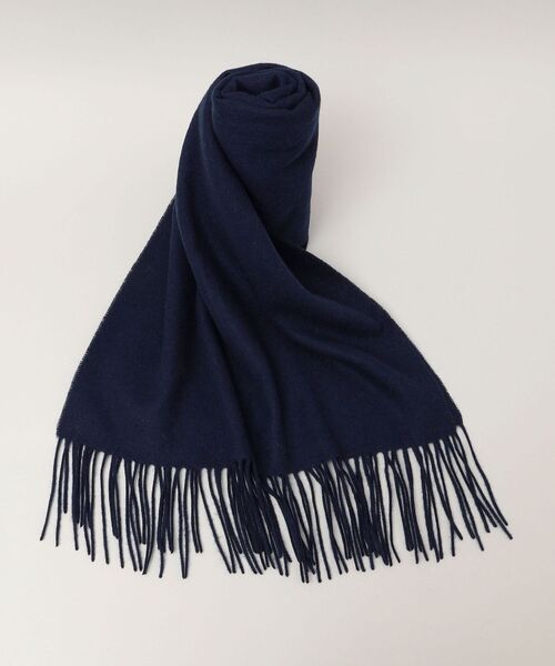 SHIPS（シップス）の「【WEB限定】SHIPS: ウール ベーシック ビッグ マフラー（マフラー・メンズ・ネイビー/グレー・ONE SIZE）」の14枚目の写真