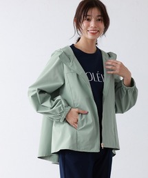 Aラインフーディブルゾン