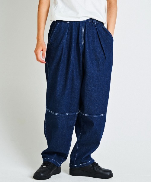 JACKROSE（ジャックローズ）の「JE デニムバルーンパンツ（デニムパンツ・メンズ・サックスブルー/インディゴブルー・M/L）」の2枚目の写真