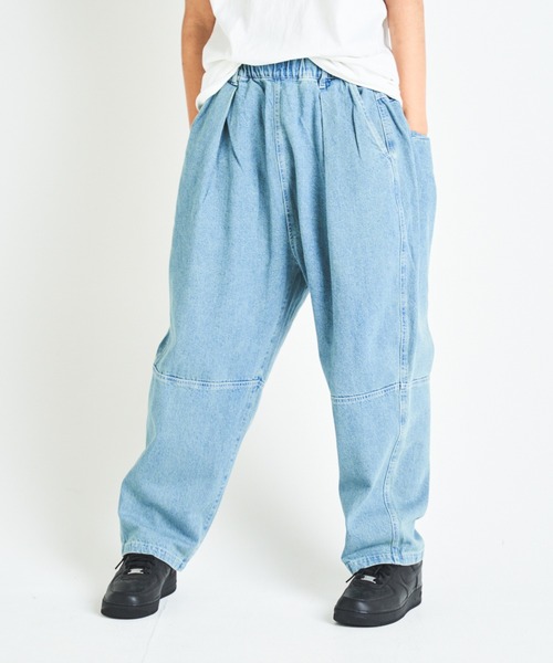 JACKROSE（ジャックローズ）の「JE デニムバルーンパンツ（デニムパンツ・メンズ・サックスブルー/インディゴブルー・M/L）」の12枚目の写真