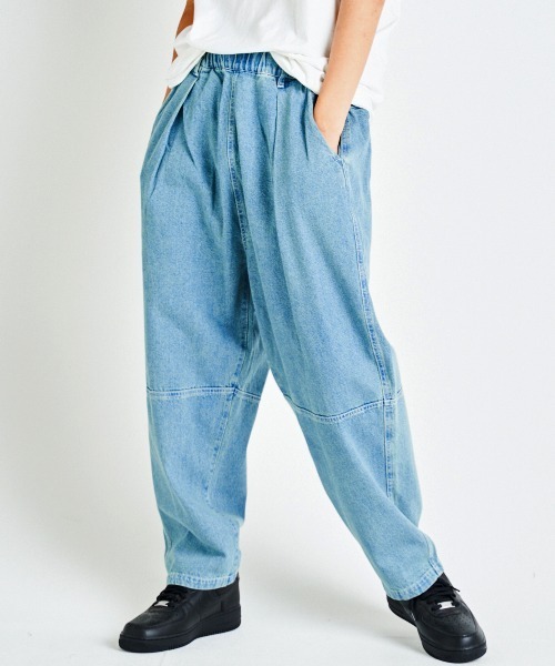 JACKROSE（ジャックローズ）の「JE デニムバルーンパンツ（デニムパンツ・メンズ・サックスブルー/インディゴブルー・M/L）」の14枚目の写真