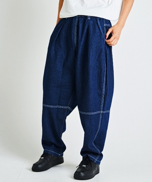 JACKROSE（ジャックローズ）の「JE デニムバルーンパンツ（デニムパンツ・メンズ・サックスブルー/インディゴブルー・M/L）」の20枚目の写真