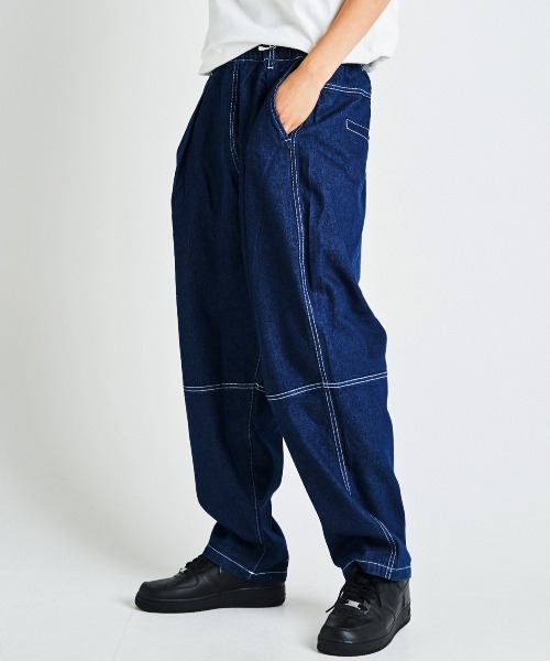 JACKROSE（ジャックローズ）の「JE デニムバルーンパンツ（デニムパンツ・メンズ・サックスブルー/インディゴブルー・M/L）」の21枚目の写真