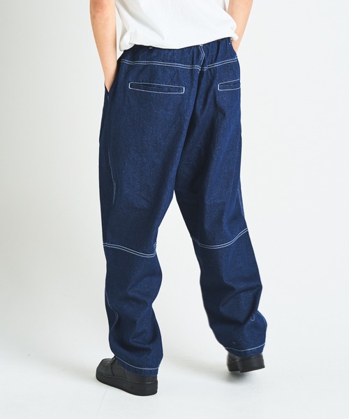 JACKROSE（ジャックローズ）の「JE デニムバルーンパンツ（デニムパンツ・メンズ・サックスブルー/インディゴブルー・M/L）」の3枚目の写真