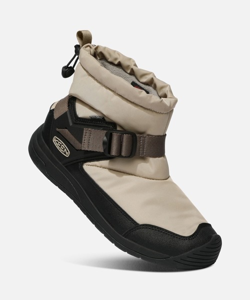 KEEN(キーン)の「HOODROMEO WP / フッドロメオ ウォータープルーフ / メンズ ブーツ 防水(ブーツ・メンズ・オフホワイト・25.5cm/26cm/26.5cm/27cm/27.5cm/28cm/25cm/28.5cm/29cm)」の4枚目の写真