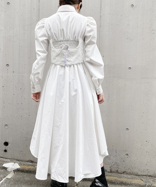 PAIN（ペイン）の「2WAYコルセットシャツドレス（ワンピース）」 - WEAR