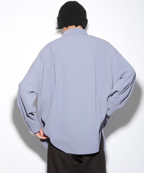 PBLIM(ページボーイリム)の「【PAGEBOYLIM】CPOシャツジャケット(シャツ/ブラウス・レディース・ライトブルー/ライム/グレイッシュベージュ・MEDIUM/LARGE)」の7枚目の写真