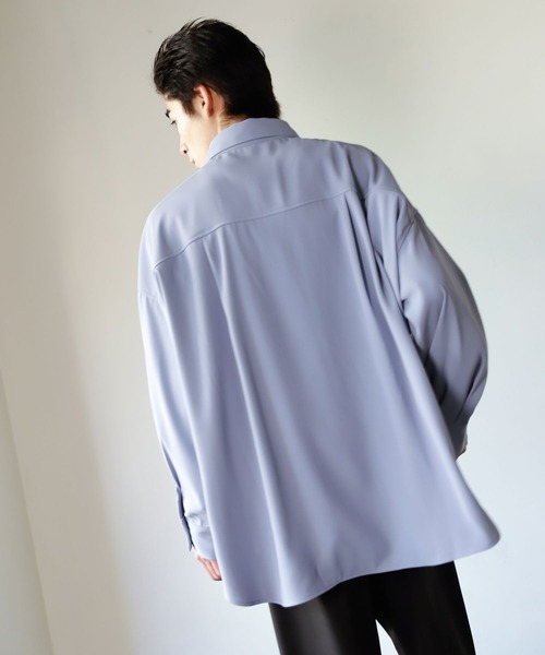 PBLIM(ページボーイリム)の「【PAGEBOYLIM】CPOシャツジャケット(シャツ/ブラウス・レディース・ライトブルー/ライム/グレイッシュベージュ・MEDIUM/LARGE)」の19枚目の写真