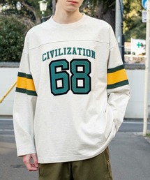 WEGO | WEGO/ヘビーウエイト フットボールBIGロンT(Tシャツ/カットソー)