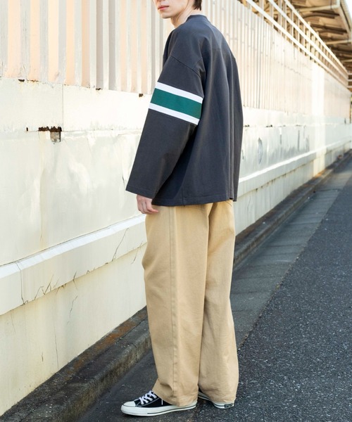 WEGO（ウィゴー）の「WEGO/ヘビーウエイト フットボールBIGロンT（T