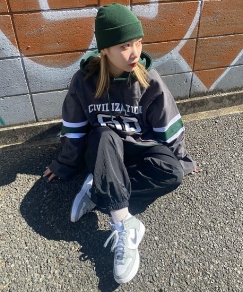 WEGO(ウィゴー)の「WEGO/ヘビーウエイト フットボールBIGロンT(Tシャツ/カットソー・メンズ・スミクロ/オートミール・MEDIUM/LARGE)」の6枚目の写真