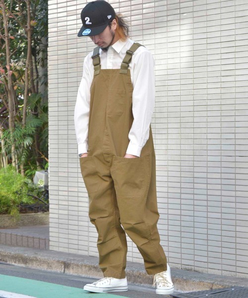 makerhood（メーカーフッド）の「【直営店限定】ファーマーサロペット（サロペット/オーバーオール・メンズ・ベージュ/オリーブ・SMALL/MEDIUM/X-SMALL/LARGE）」の12枚目の写真