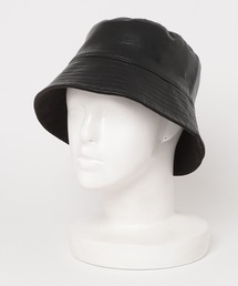 LA PEAU DE GEM | 【LE VERNIS/ルベルニ】フェイクレザーリバーシブルハット(ハット)