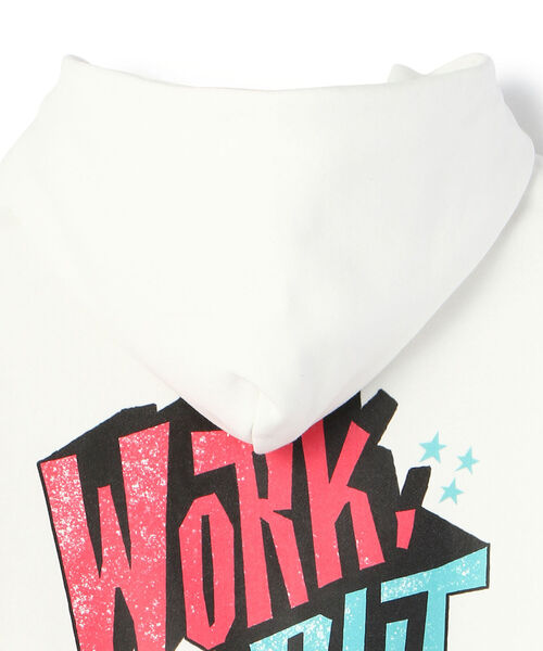 schott（ショット）の「Schott/ショット/MESSAGE GRAPHIC HOODIE/メッセージ グラフィック フーディー（パーカー・メンズ・ホワイト/ターコイズブルー/ブラック・LARGE/MEDIUM/X-LARGE/XX-LARGE）」の8枚目の写真