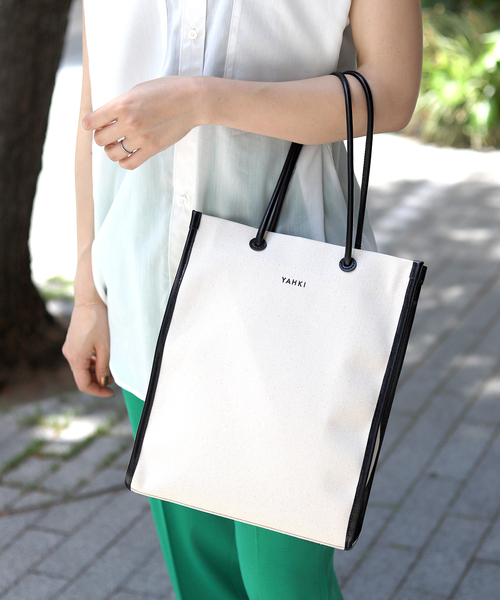 SLOBE IENA（スローブイエナ）の「【YAHKI /ヤーキ】 CANVAS トートバッグ◆（トートバッグ・レディース・ナチュラル・FREE）」の2枚目の写真