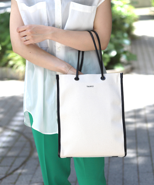 SLOBE IENA（スローブイエナ）の「【YAHKI /ヤーキ】 CANVAS トートバッグ◆（トートバッグ・レディース・ナチュラル・FREE）」の3枚目の写真