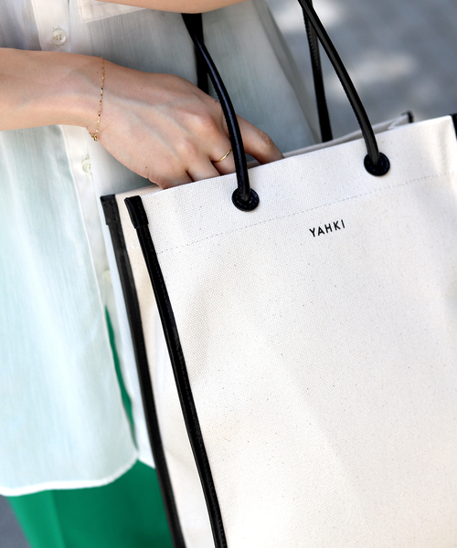 SLOBE IENA（スローブイエナ）の「【YAHKI /ヤーキ】 CANVAS トートバッグ◆（トートバッグ・レディース・ナチュラル・FREE）」の9枚目の写真