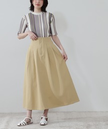 N.（N. Natural Beauty Basic） | 【S Size Line】◆タックボリュームフレアスカート(スカート)