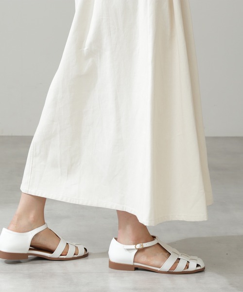 N.（N. Natural Beauty Basic）（エヌエヌナチュラルビューティーベーシック）の「【S Size Line】◆タックボリュームフレアスカート（スカート・レディース・オフホワイト/ワンウォッシュ/ベージュ・SMALL/MEDIUM）」の13枚目の写真