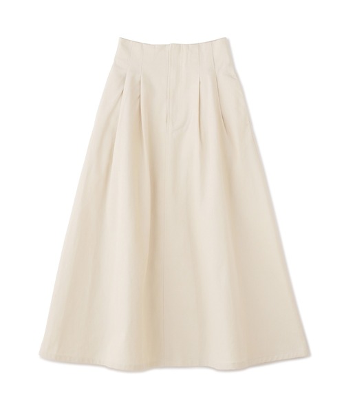 N.（N. Natural Beauty Basic）（エヌエヌナチュラルビューティーベーシック）の「【S Size Line】◆タックボリュームフレアスカート（スカート・レディース・オフホワイト/ワンウォッシュ/ベージュ・SMALL/MEDIUM）」の18枚目の写真