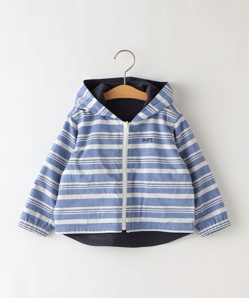 SHIPS KIDS:リバーシブル ジップ パーカー(80～90cm)