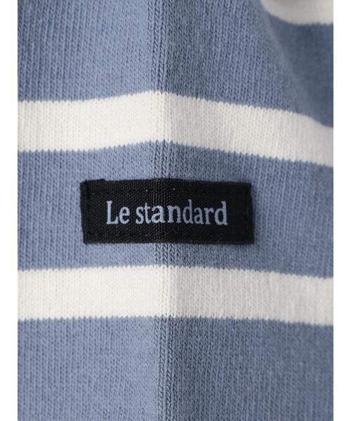 CRAFT STANDARD BOUTIQUE（クラフトスタンダードブティック）の「ヘビーウェイトバスクボーダーL/S-TEE　＊（Tシャツ/カットソー・メンズ・チャコールグレー/オフホワイト/ブルー・M/L）」の15枚目の写真