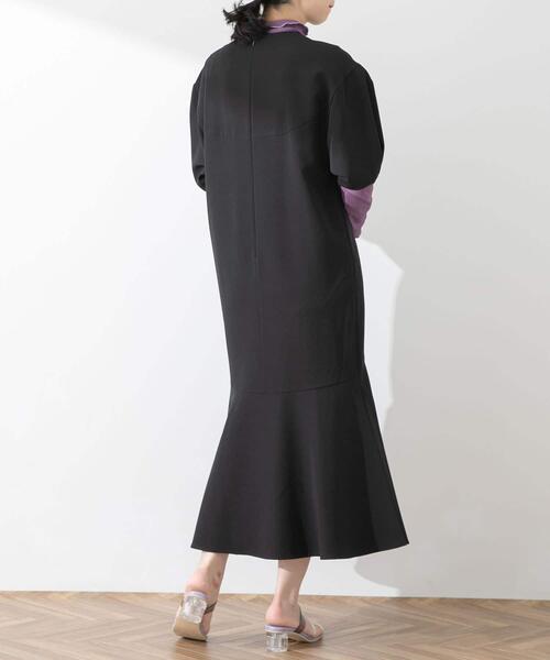 SENSE OF PLACE by URBAN RESEARCH（センスオブプレイスバイアーバンリサーチ）の「コクーンスリーブマーメイドワンピース（ワンピース・レディース・ブラック/ブルー/ライトベージュ・ONE）」の20枚目の写真