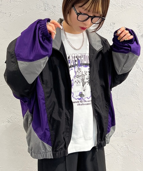 apres jour mignon(アプレジュールミニョン)の「ナイロンブルゾン【ZOZOTOWN限定アイテム】(ブルゾン・レディース・ホワイト系その他/ブラック系その他・X-LARGE/フリー)」の11枚目の写真