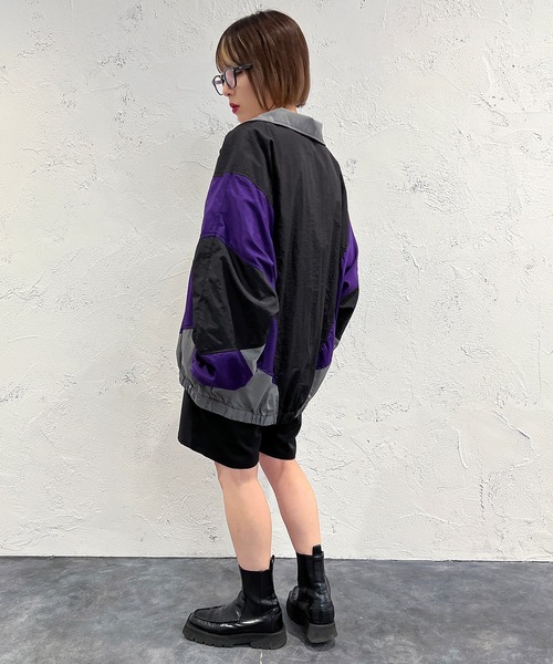 apres jour mignon(アプレジュールミニョン)の「ナイロンブルゾン【ZOZOTOWN限定アイテム】(ブルゾン・レディース・ホワイト系その他/ブラック系その他・X-LARGE/フリー)」の19枚目の写真