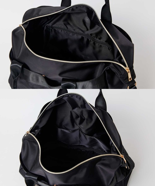 ALTROSE（アルトローズ）の「撥水ナイロン　2WAYトラヘ゛ルボストン（ボストンバッグ・レディース・ブラック/ベージュ/ネイビー・FREE）」の6枚目の写真