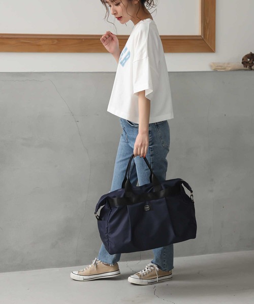 ALTROSE（アルトローズ）の「撥水ナイロン　2WAYトラヘ゛ルボストン（ボストンバッグ・レディース・ブラック/ベージュ/ネイビー・FREE）」の18枚目の写真