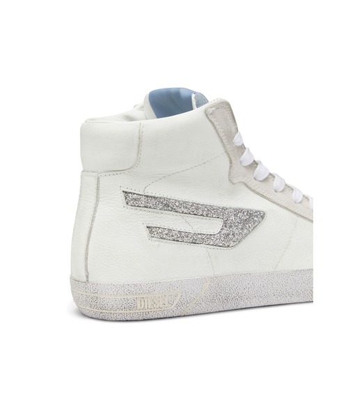 DIESEL（ディーゼル）の「レディース グリッターロゴ ミドルカット スニーカー（スニーカー・レディース・ホワイト系その他/ブルー系その他/ピンク系その他・38/39/35/36/37）」の15枚目の写真