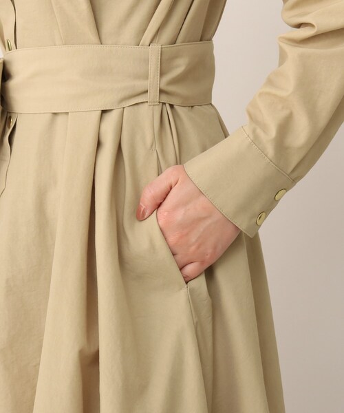 UNTITLED（アンタイトル）の「◆ダフネオーバークロスワンピース【洗える】（ワンピース・レディース・ネイビー/サンドベージュ・01/44/03/02/48/00/04）」の9枚目の写真