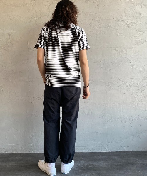 GYMPHLEX（ジムフレックス）の「[GYMPHLEX/ジムフレックス] コットンジャージー ロゴ刺繍Tシャツ（Tシャツ/カットソー・レディース・ブラック/ホワイト/ホワイト×ネイビー/ベージュ・M/L/14）」の13枚目の写真