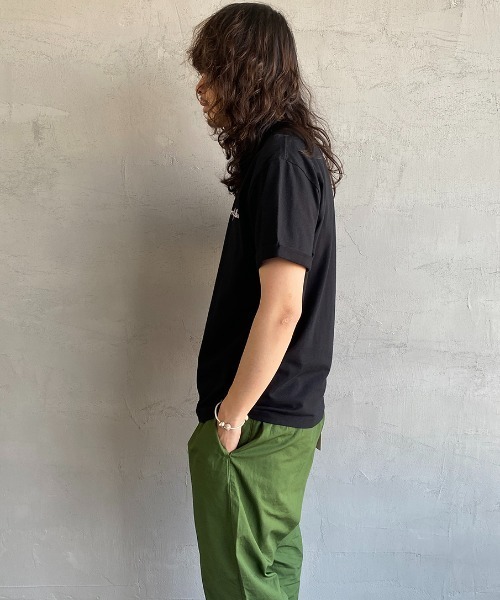 GYMPHLEX（ジムフレックス）の「[GYMPHLEX/ジムフレックス] コットンジャージー ロゴ刺繍Tシャツ（Tシャツ/カットソー・レディース・ブラック/ホワイト/ホワイト×ネイビー/ベージュ・M/L/14）」の22枚目の写真