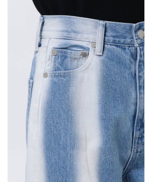 EMODA(エモダ)の「ストライプカラールーズジーンズ(デニムパンツ・レディース・ブラック/ブルー・SMALL/MEDIUM)」の21枚目の写真