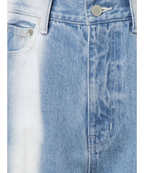 EMODA(エモダ)の「ストライプカラールーズジーンズ(デニムパンツ・レディース・ブラック/ブルー・SMALL/MEDIUM)」の5枚目の写真